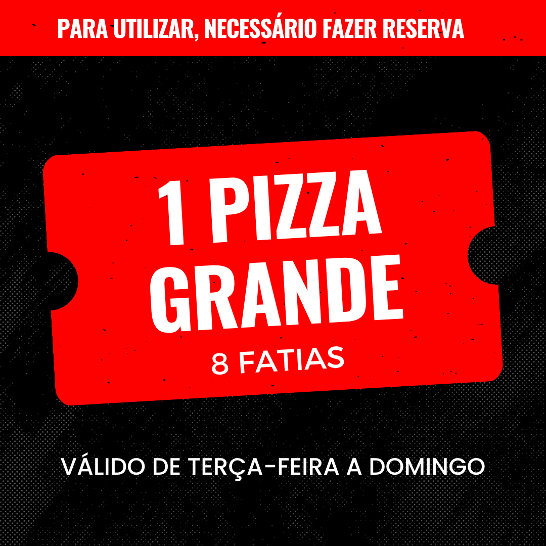 1x Pizza Grande de 8 fatias